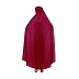 Free size jilbab with nose piece- Maroon
